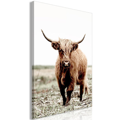 Leinwandbild - Young Stag (1 Part) Vertical Artgeist