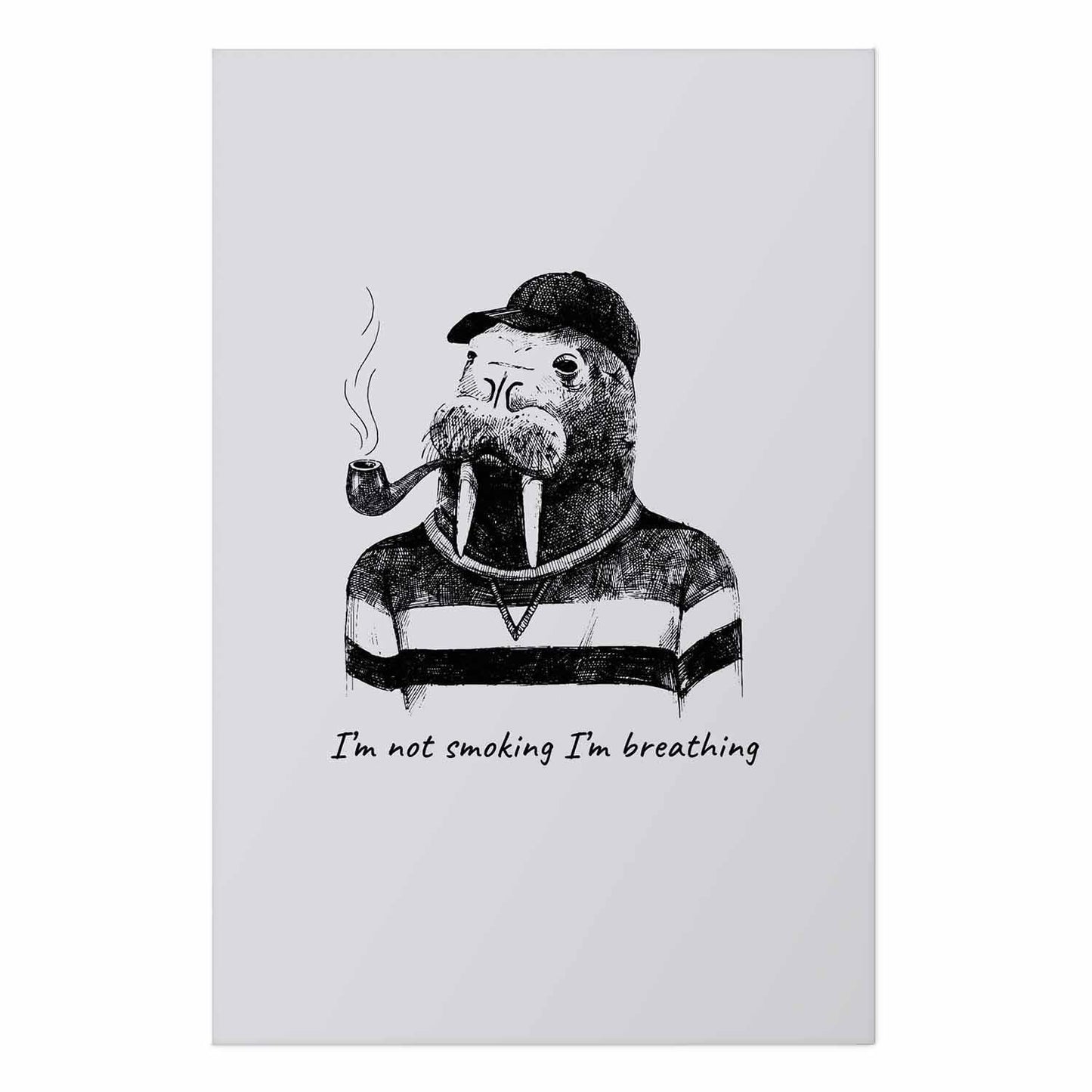 Poster - I'm Not Smoking I'm Breathing