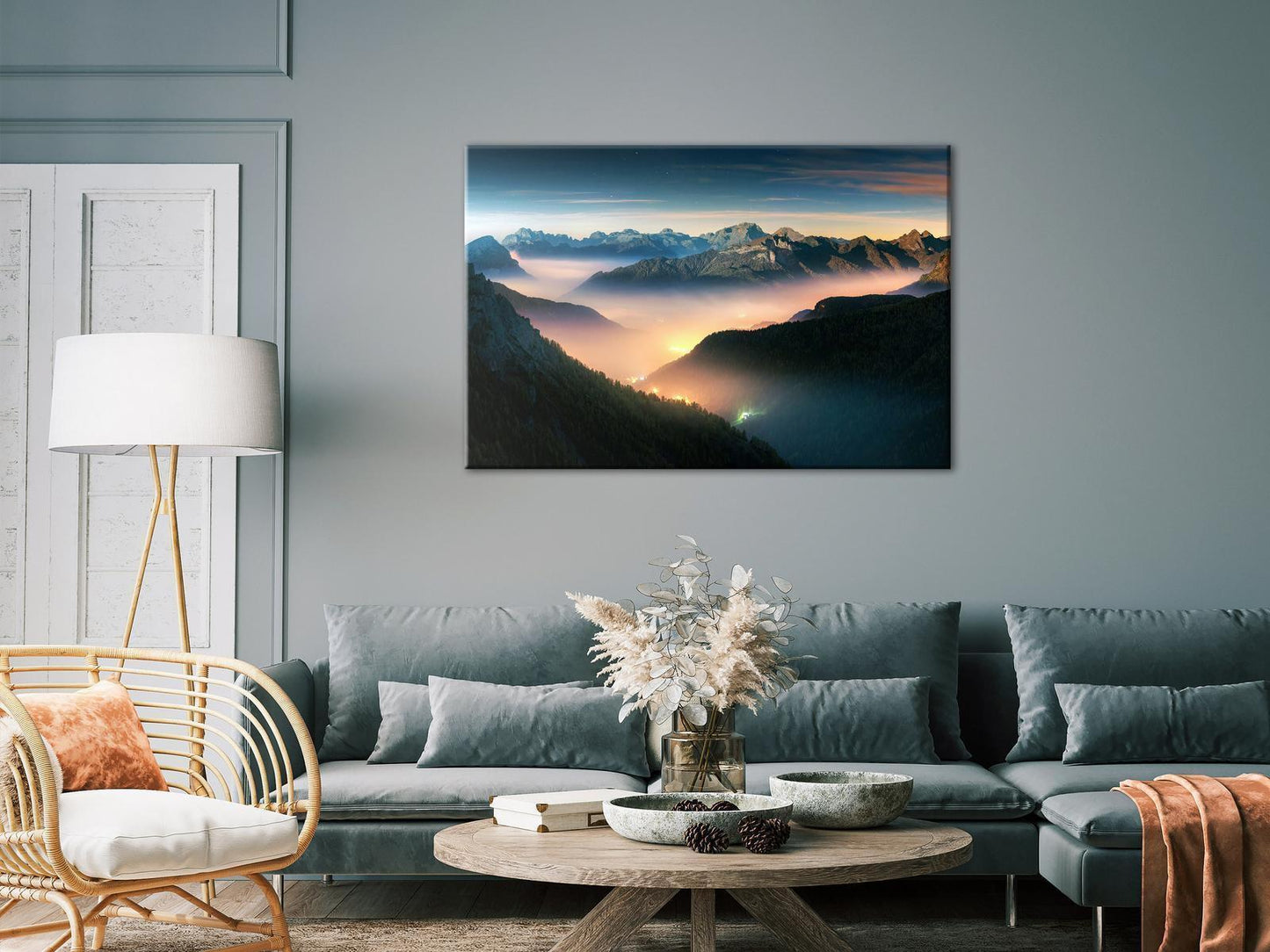 Leinwandbild - Mountain Breath (1 Part) Wide - Second Variant Artgeist
