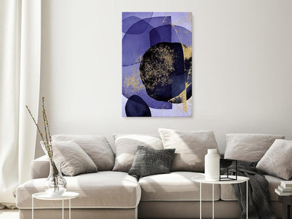 Leinwandbild - Purple Kaleidoscope (1 Part) Vertical Artgeist