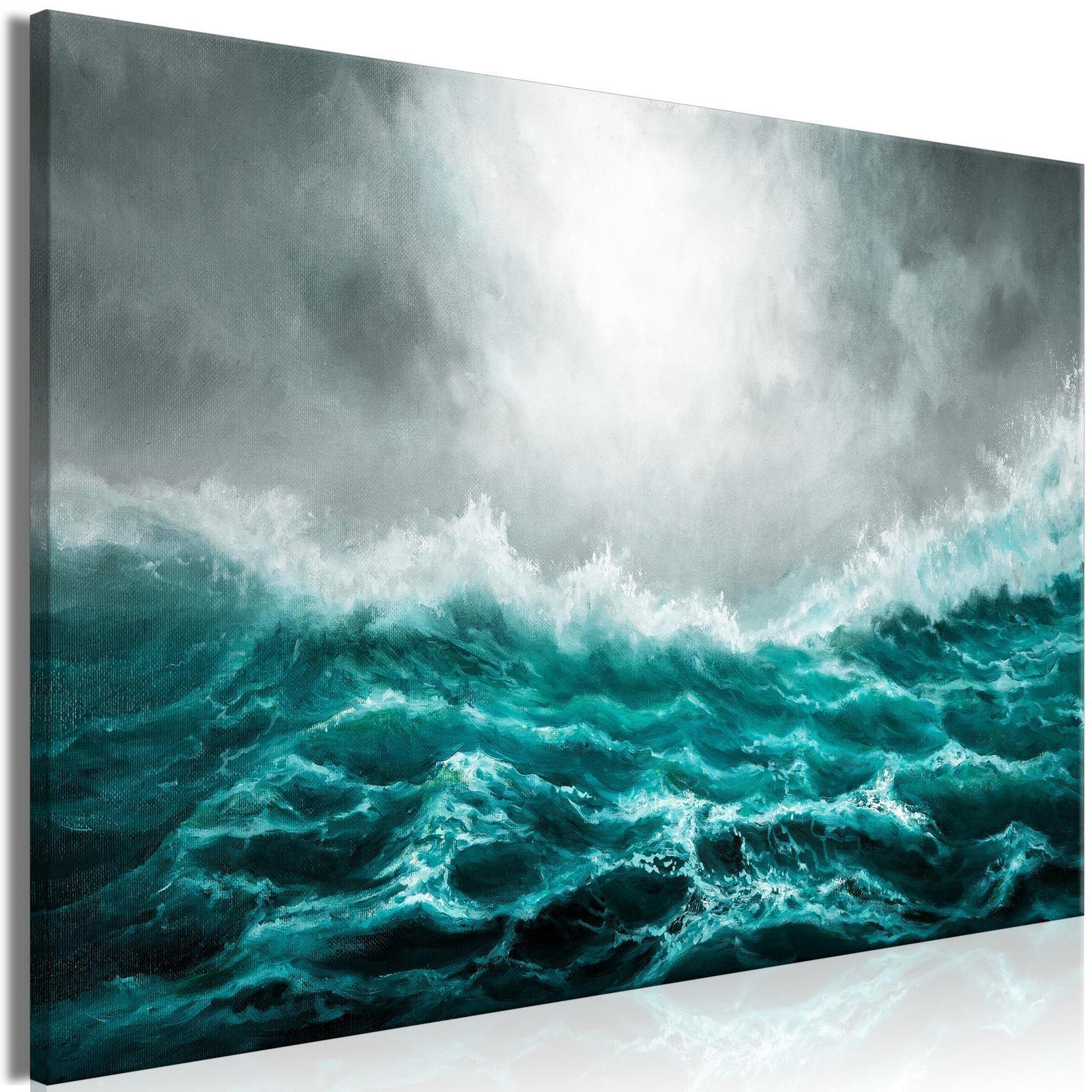 Leinwandbild - Restless Ocean (1 Part) Wide Artgeist