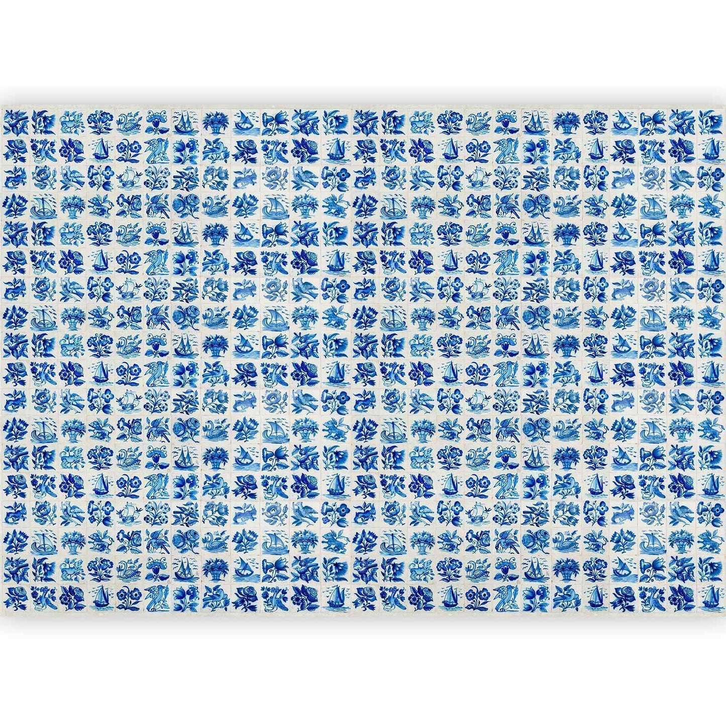 Fototapete - Azulejos tiles – traditional Portuguese ceramic tiles