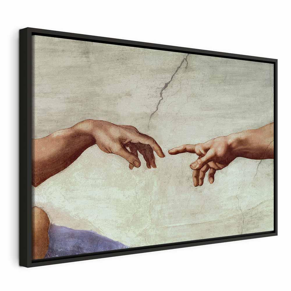 Leinwandbild - Michelangelo – The Creation of Adam (hands)
