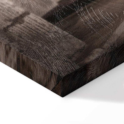 Leinwandbild - Retro Alley (1 Part) Vertical