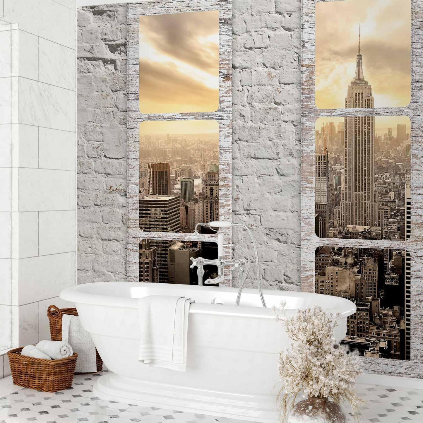 Fototapete - New York: view from the window