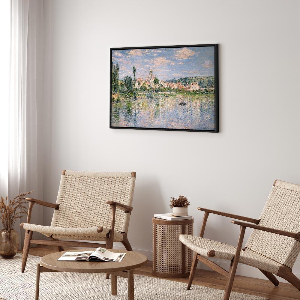 Leinwandbild - Claude Monet – Vue de Vétheuil, Summer