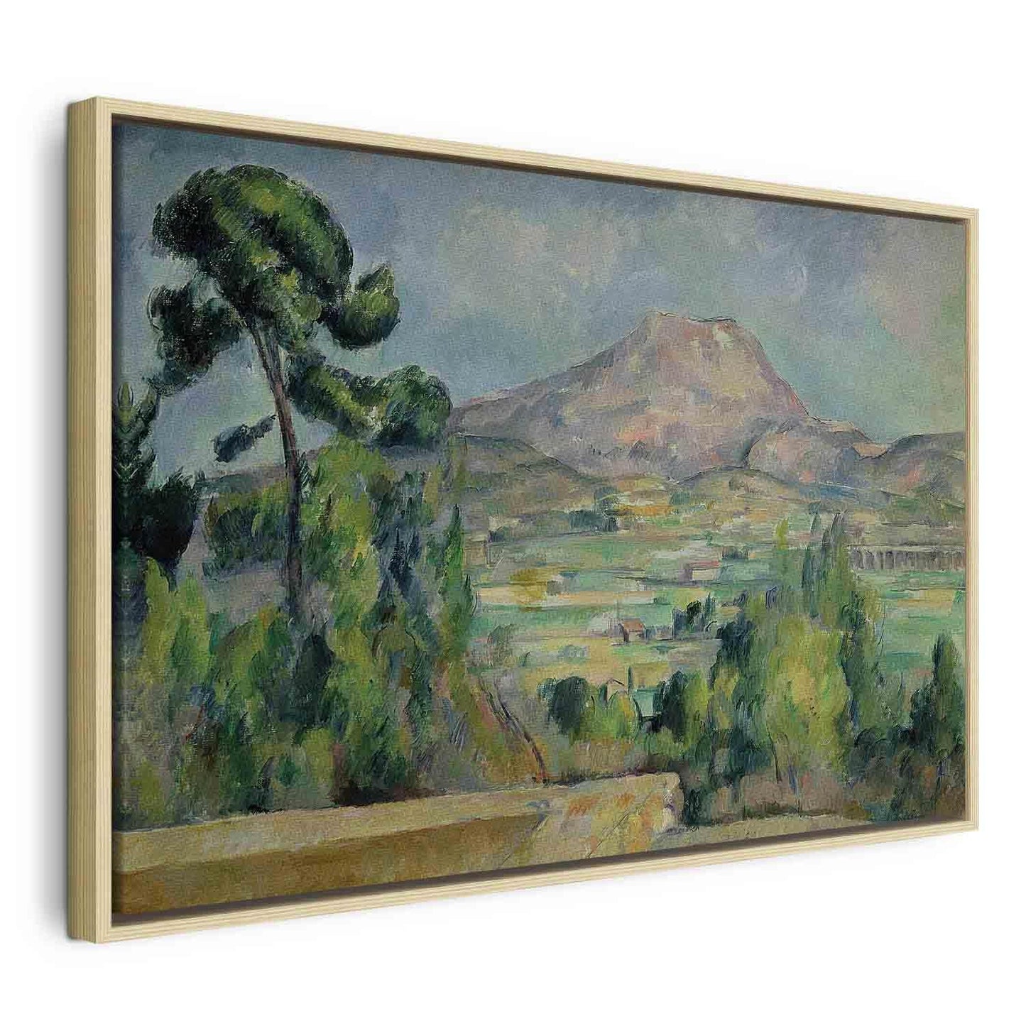 Leinwandbild - Paul Cézanne – Mount Saint Victoria