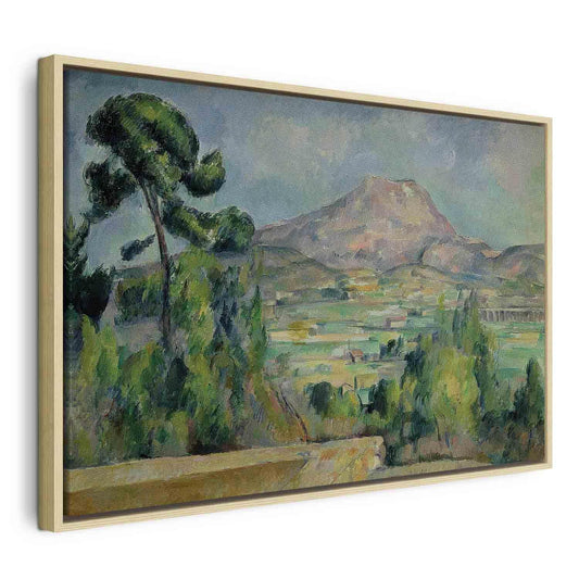 Leinwandbild - Paul Cézanne – Mount Saint Victoria