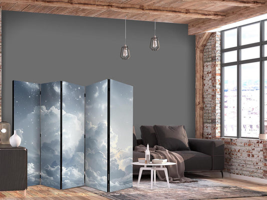 Paravent - Astral Calm: Stars Scattered Above Gentle Clouds Artgeist