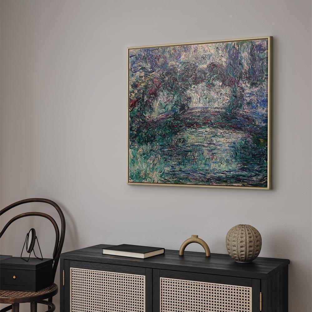 Leinwandbild - Claude Monet – The Japanese Bridge