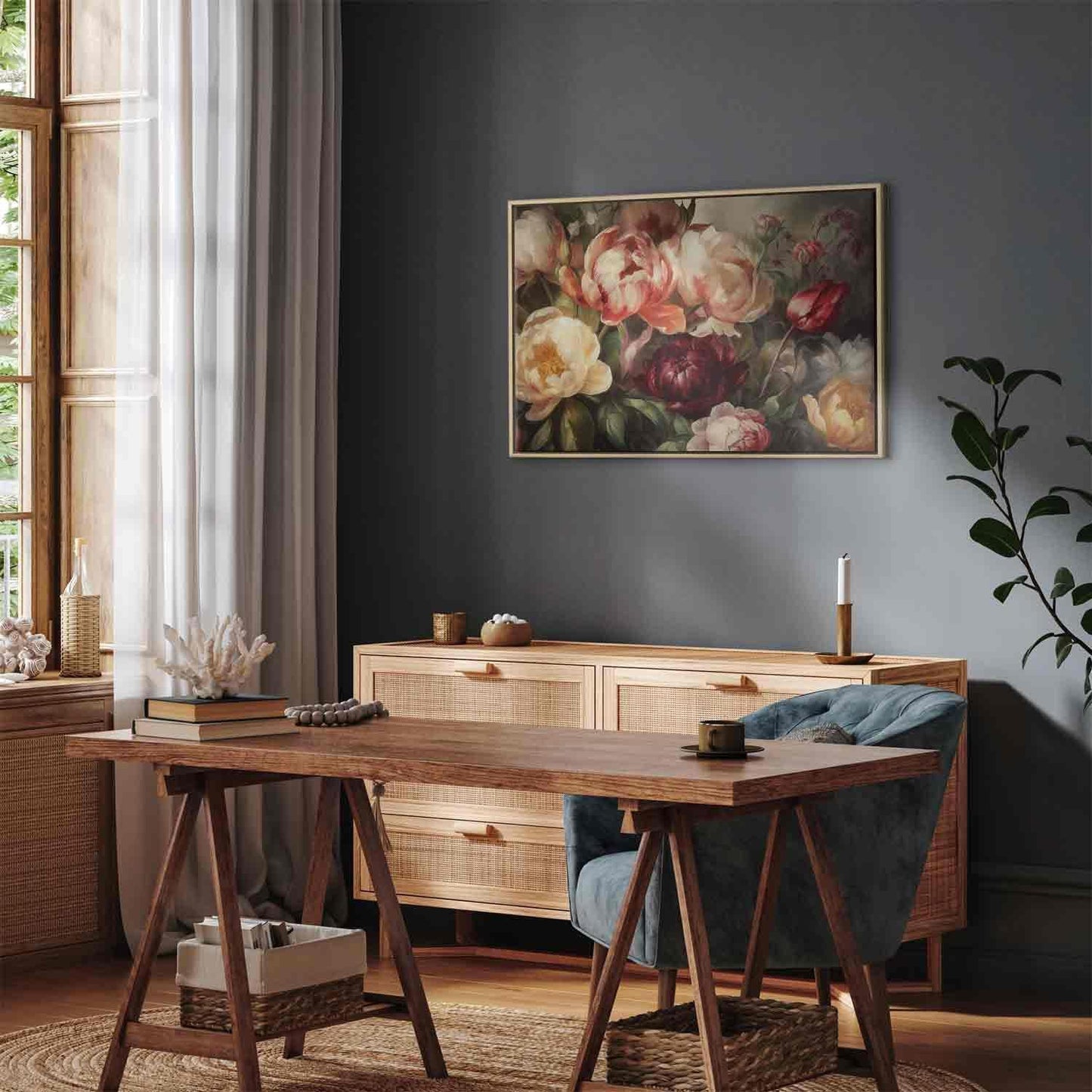 Leinwandbild - Charismatic peonies