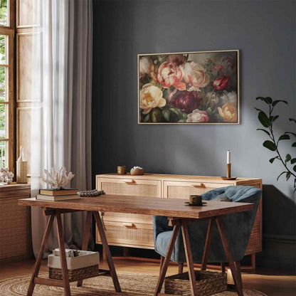 Leinwandbild - Charismatic peonies