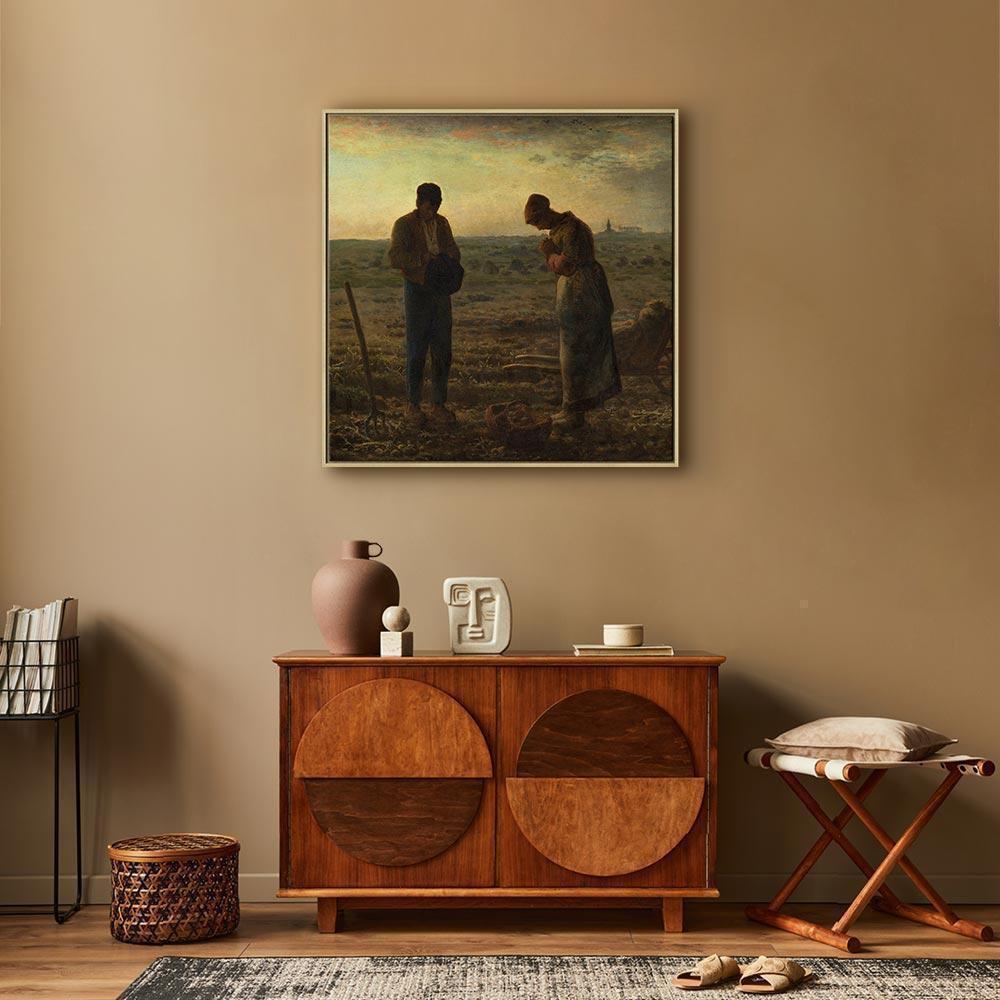 Leinwandbild - Jean-François Millet – The Angelus