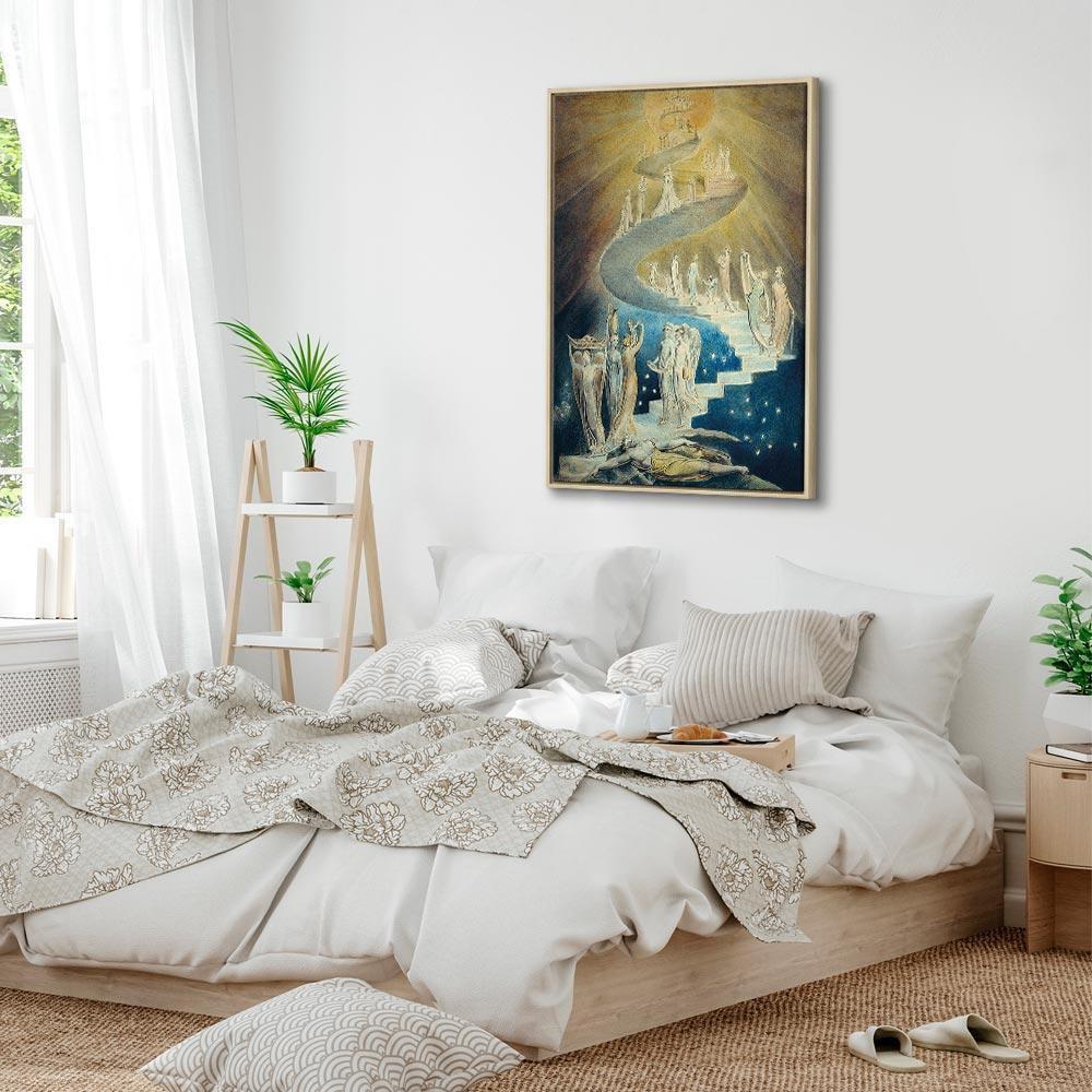 Leinwandbild Jakobsleiter William Blake – Religiöse Kunstgeschichte