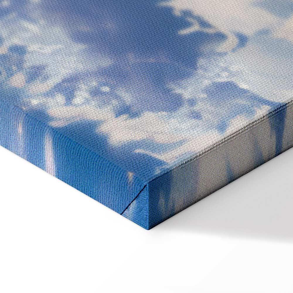 Leinwandbild - Starry Clouds and Delicate Light Over a Corner of the Sky