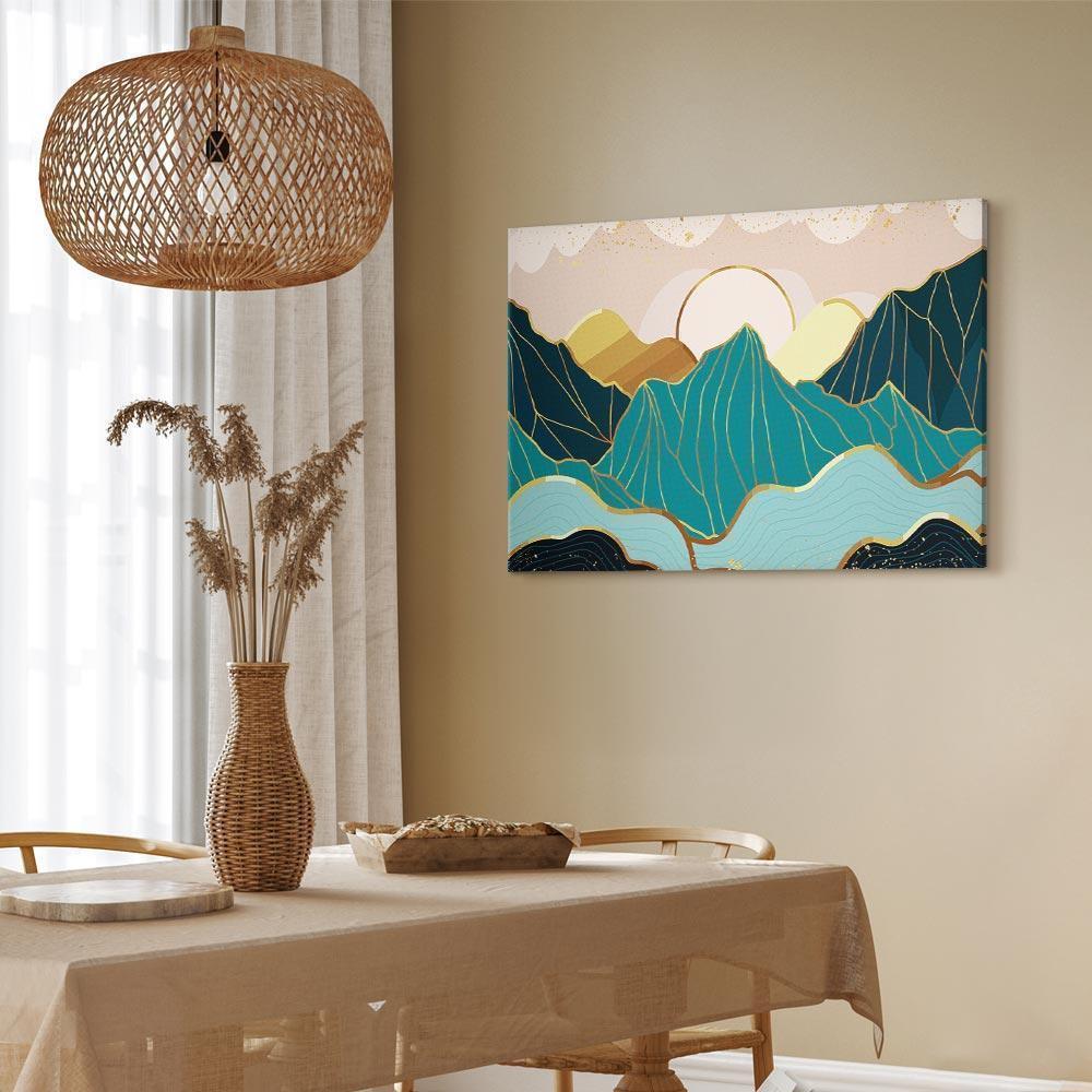 Leinwandbild - Green Pastures (1 Part) Wide