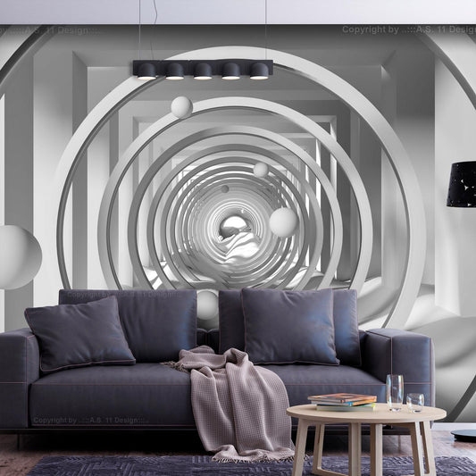 Fototapete „Geometrische Tiefe“ – 3D-Effekt für moderne Räume