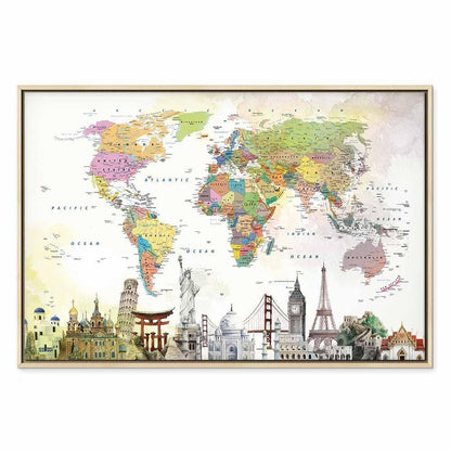 Leinwandbild - Wonders of the World (1 Part) Wide