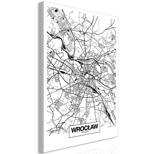 Leinwandbild - City Plan