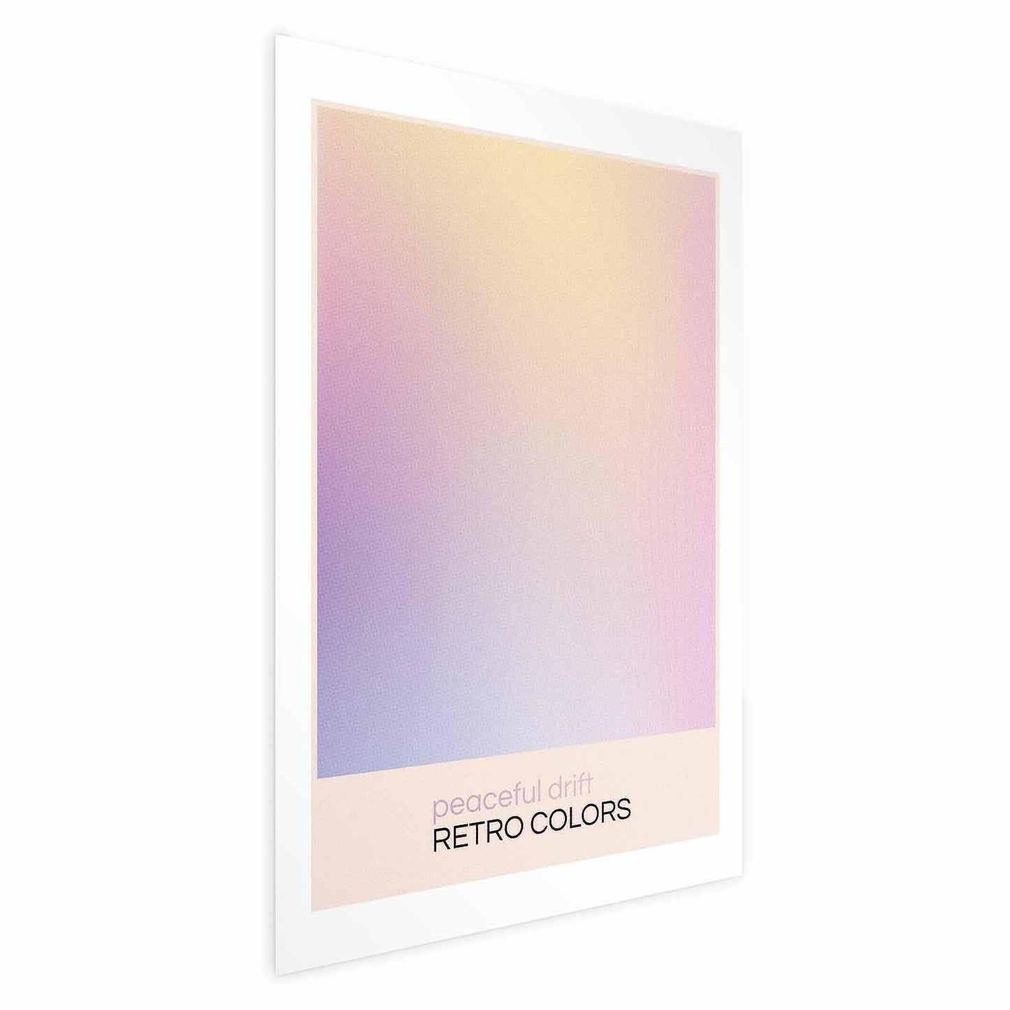 Poster - Peaceful Drift - Delicate Pastel Shades Creating a Harmonious Whole