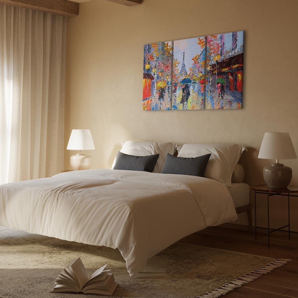 Leinwandbild - Rainy Paris