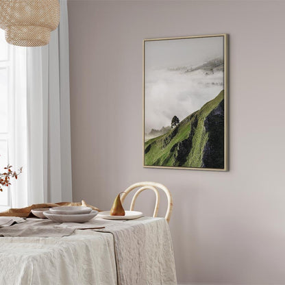 Leinwandbild - Tree Above Clouds (1 Part) Vertical