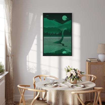 Leinwandbild Loch Ness – Mystische Landschaft im Hochformat