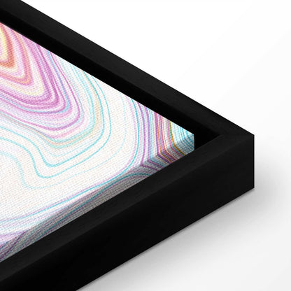Leinwandbild - Colorful Dream - Abstract Shapes in Pastel Colors Artgeist