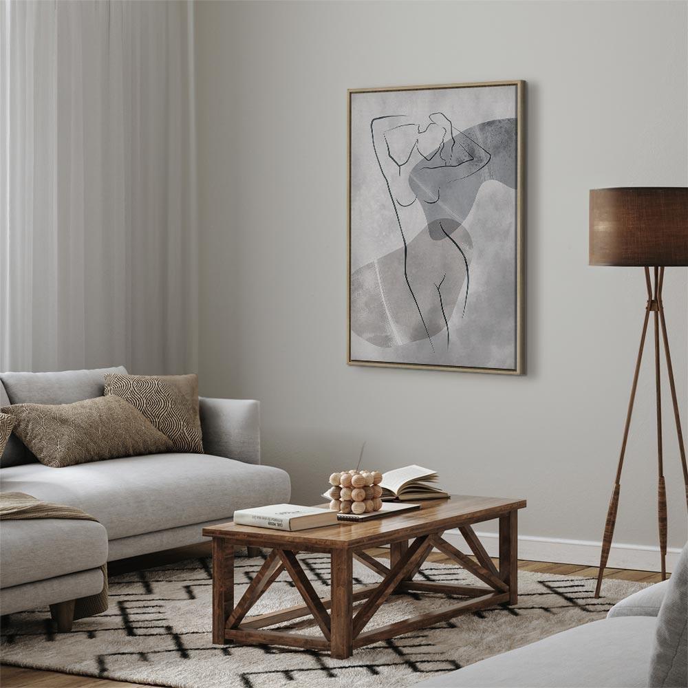 Leinwandbild - Resting Muse (1 Part) Vertical