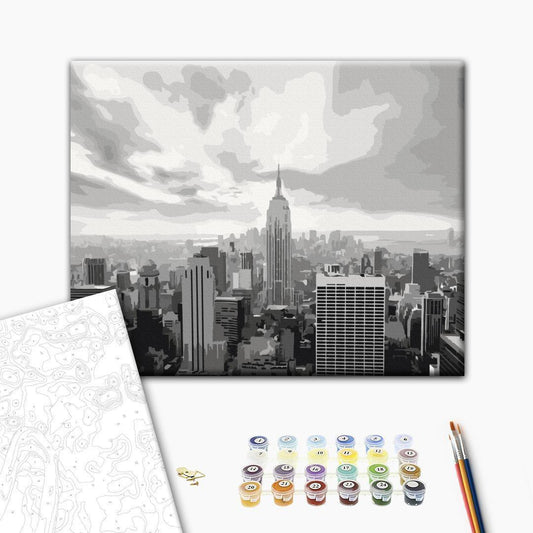 Malen nach Zahlen - Grey New York