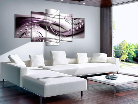 Acrylglasbild - Violet Glow