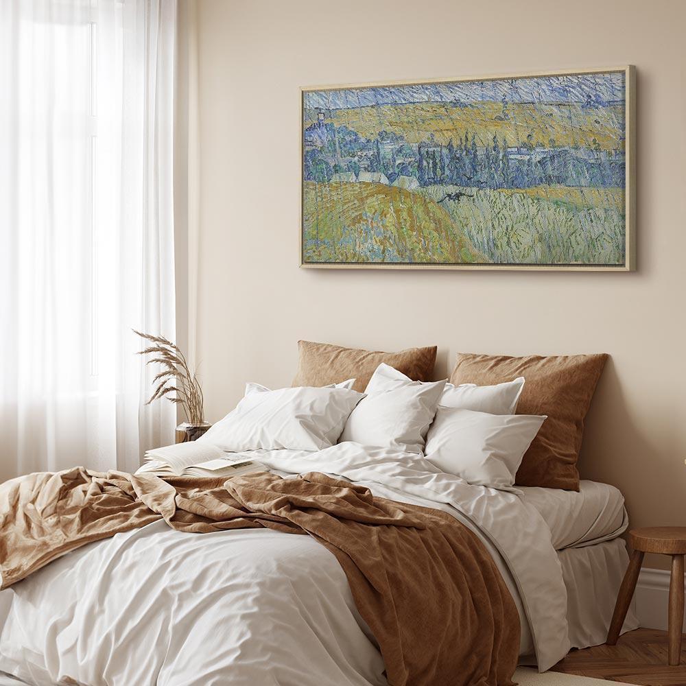 Leinwandbild - Vincent Van Gogh – Auvers in the Rain