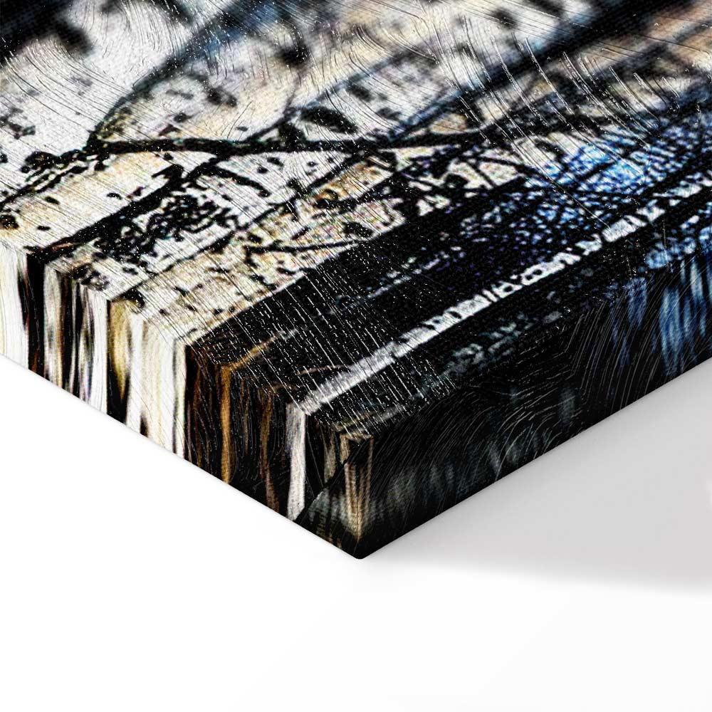 Leinwandbild - Frosty January (1 Part) Vertical