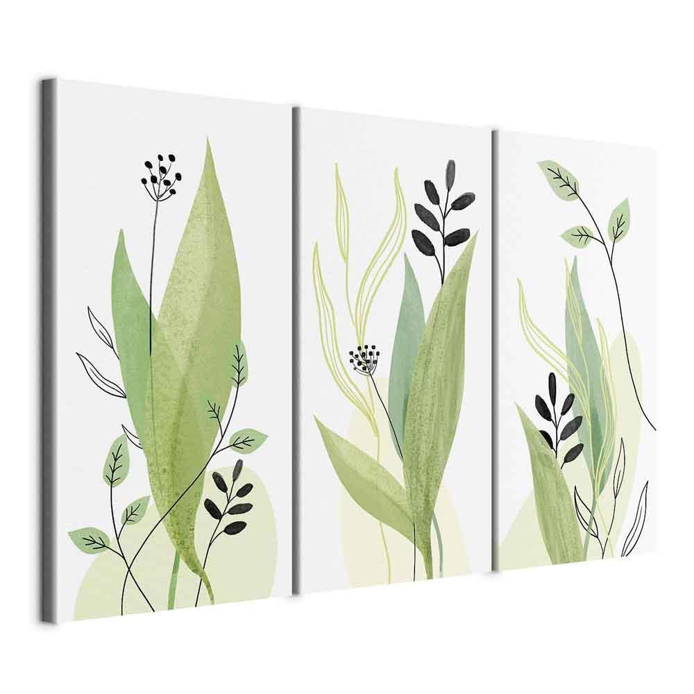 Leinwandbild - Green Day (3 Parts)