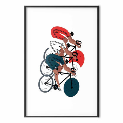 Poster - Olympics - Cycling Race