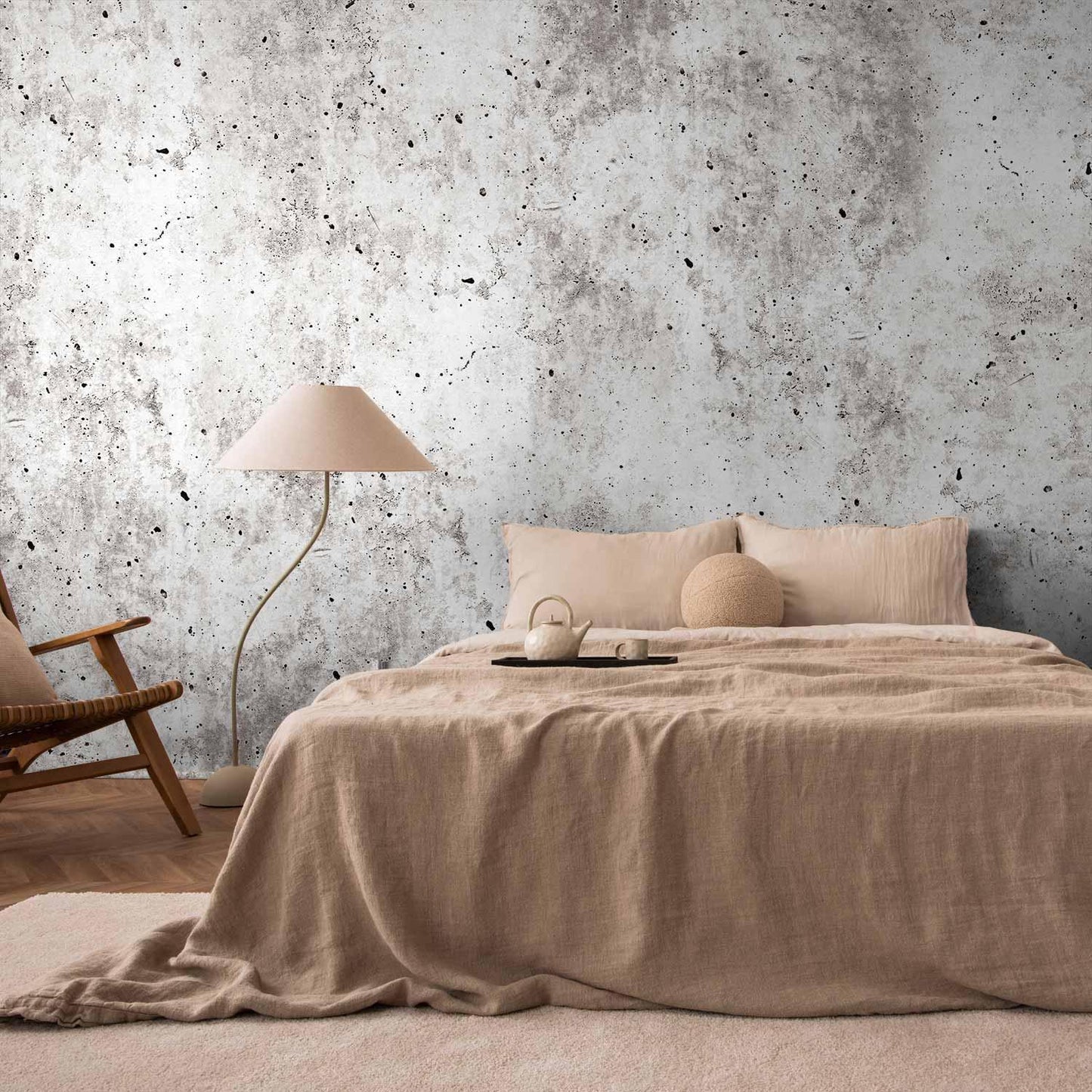 Fototapete „Urban Style Concrete“ – Moderner Beton-Look für trendige Wohnräume