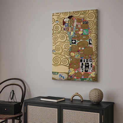 Leinwandbild - Gustav Klimt – The Fulfillment