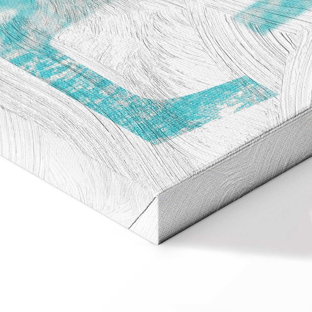 Leinwandbild - Flourishing Letters (1 Part) Vertical