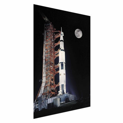 Poster Raketenstart – Aufbruch ins Weltall in spektakulärer Szene