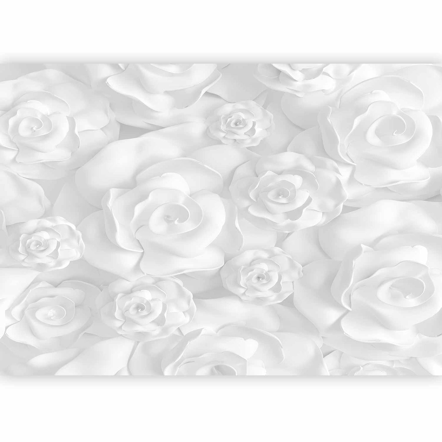 Fototapete „Plaster Flowers“ – Zarte Blumen auf verputztem Hintergrund