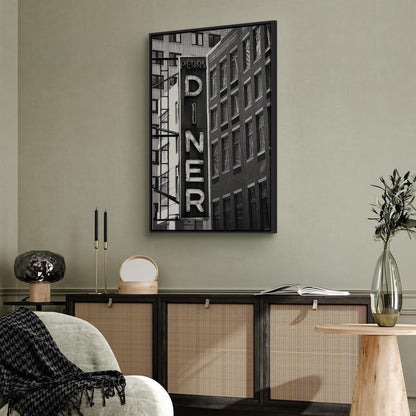 Leinwandbild - New York Neon Sign (1 Part) Vertical