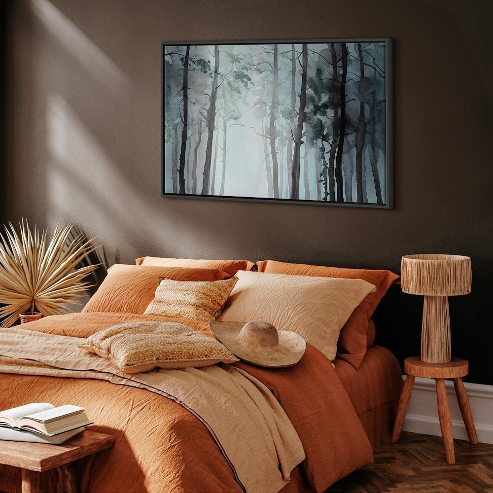 Leinwandbild - Hazy Forest (1 Part) Wide