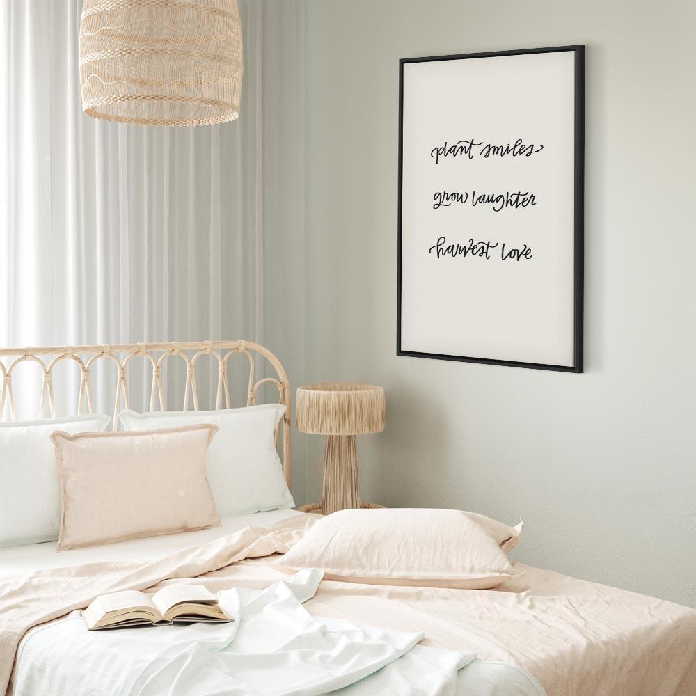 Leinwandbild - Joy and Love (1 Part) Vertical