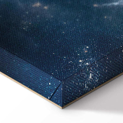 Leinwandbild - Astronomical Wonders: Clouds and Stars in Harmonious Combination