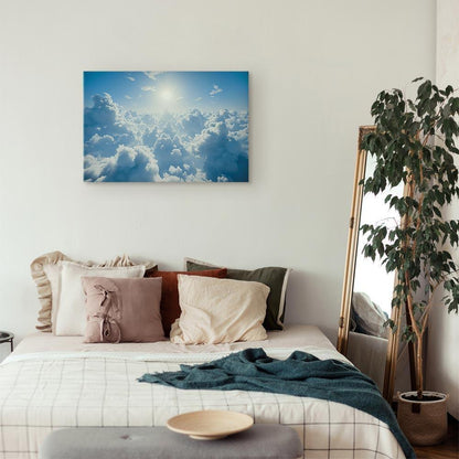 Leinwandbild - Heavenly Calm: Warm Rays of the Sun