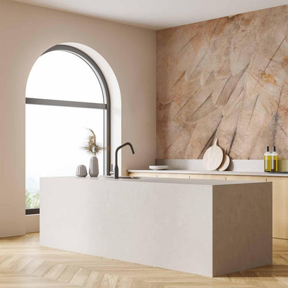 Fototapete - Bird's wings - minimalist close-up on beige feathers with pattern