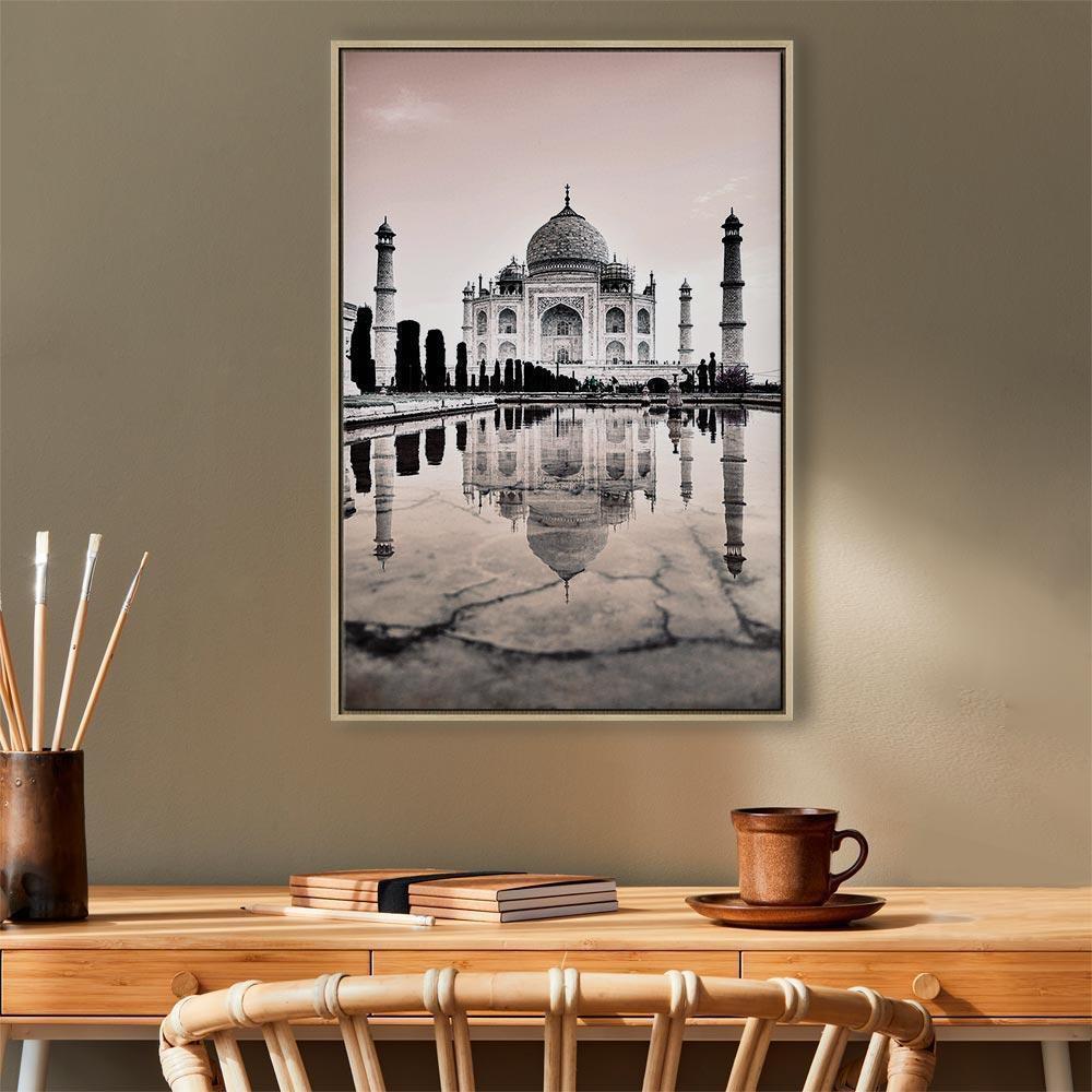 Leinwandbild - Taj Mahal (1 Part) Vertical