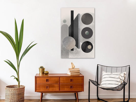 Leinwandbild - Geometric Order (1 Part) Vertical