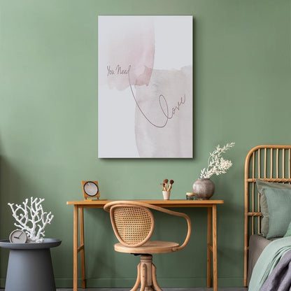 Leinwandbild - You Need Love (1 Part) Vertical