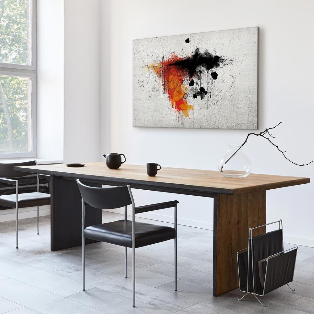 Leinwandbild - Expression of Red (1 Part) Wide